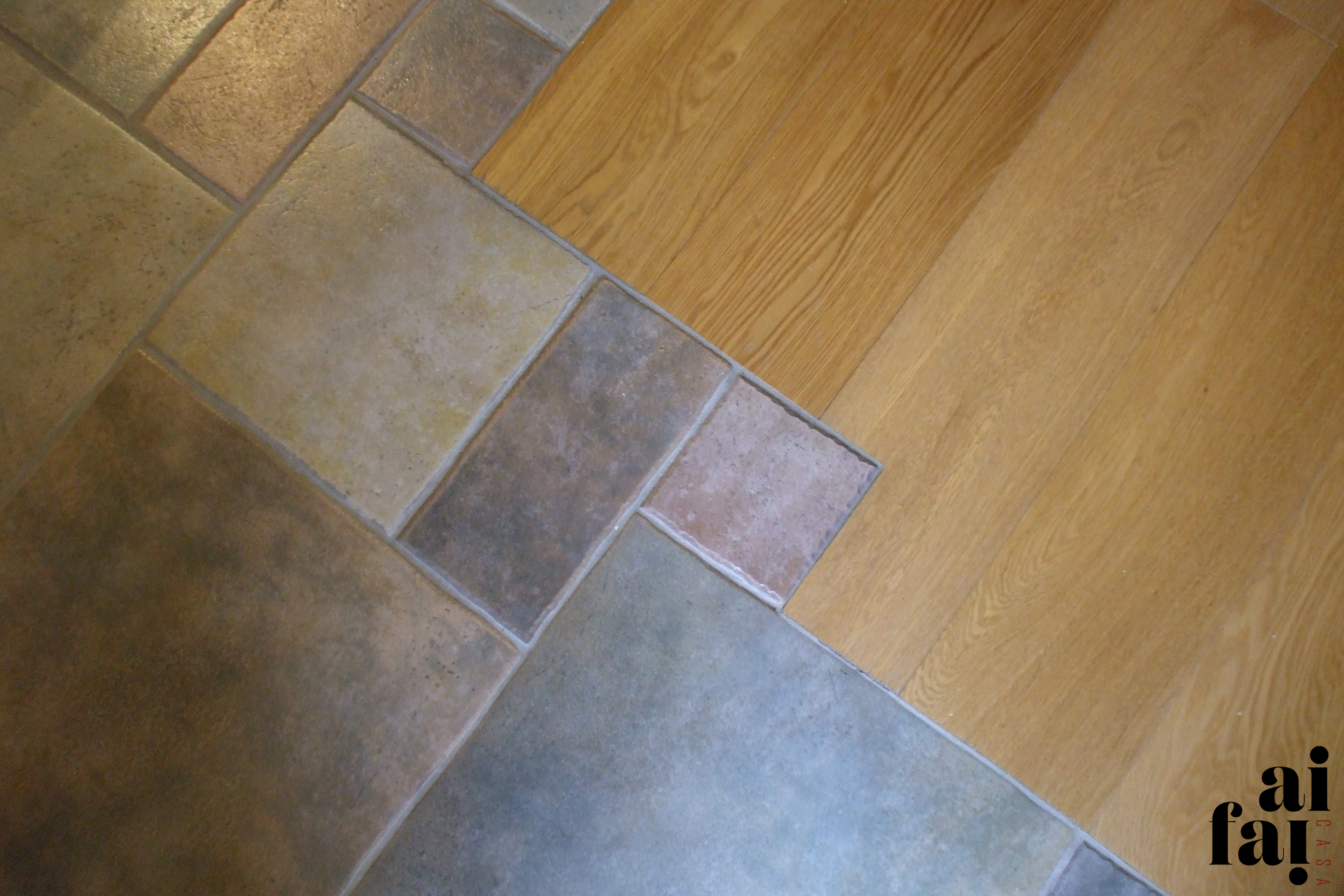 PARQUET E PARETI COLORATE